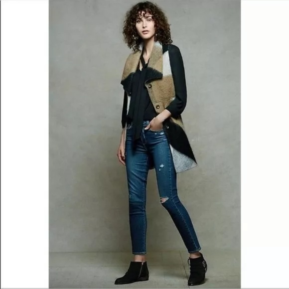 Anthropologie Elevenses Buffalo Plaid Vest - Picture 4 of 10